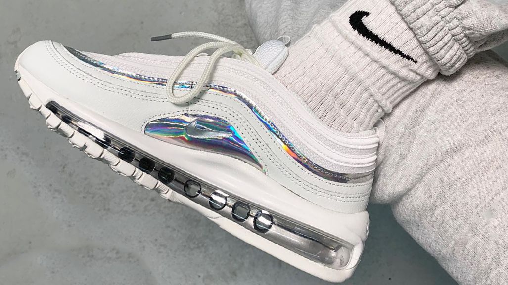 air max 97 holographic white