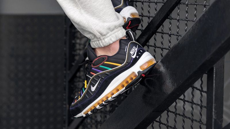 nike air max 98 black multi