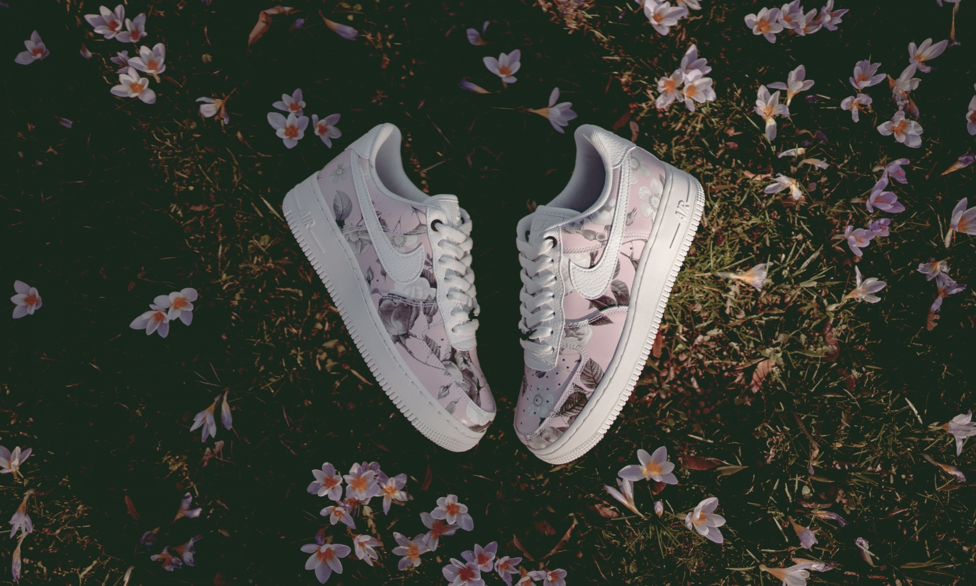 air force 1 floral rose