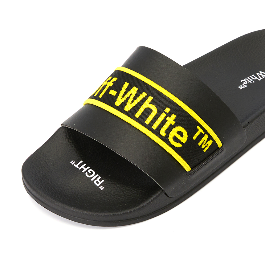 Dép Off White Industrial Belt 'Black' OMIC001C-99MAT003-1018