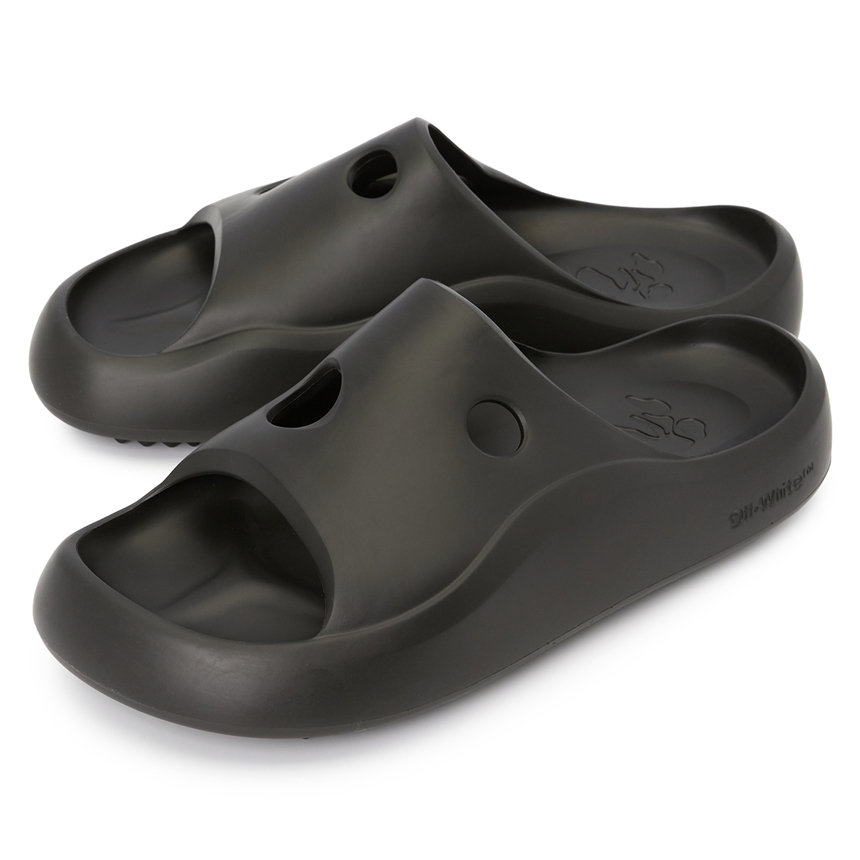 Dép Off White Meteor Slider 'Black' OMIC014C-99MAT001-1010