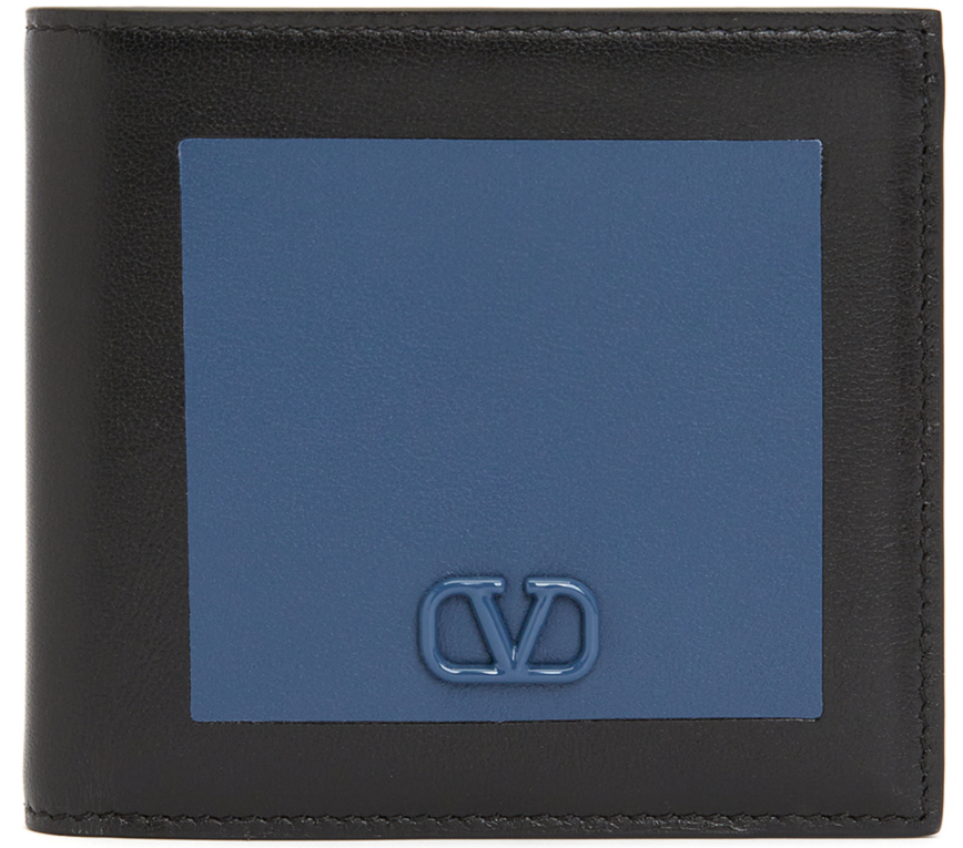 Ví Valentino V Logo 'Black' P0654AXI-73P