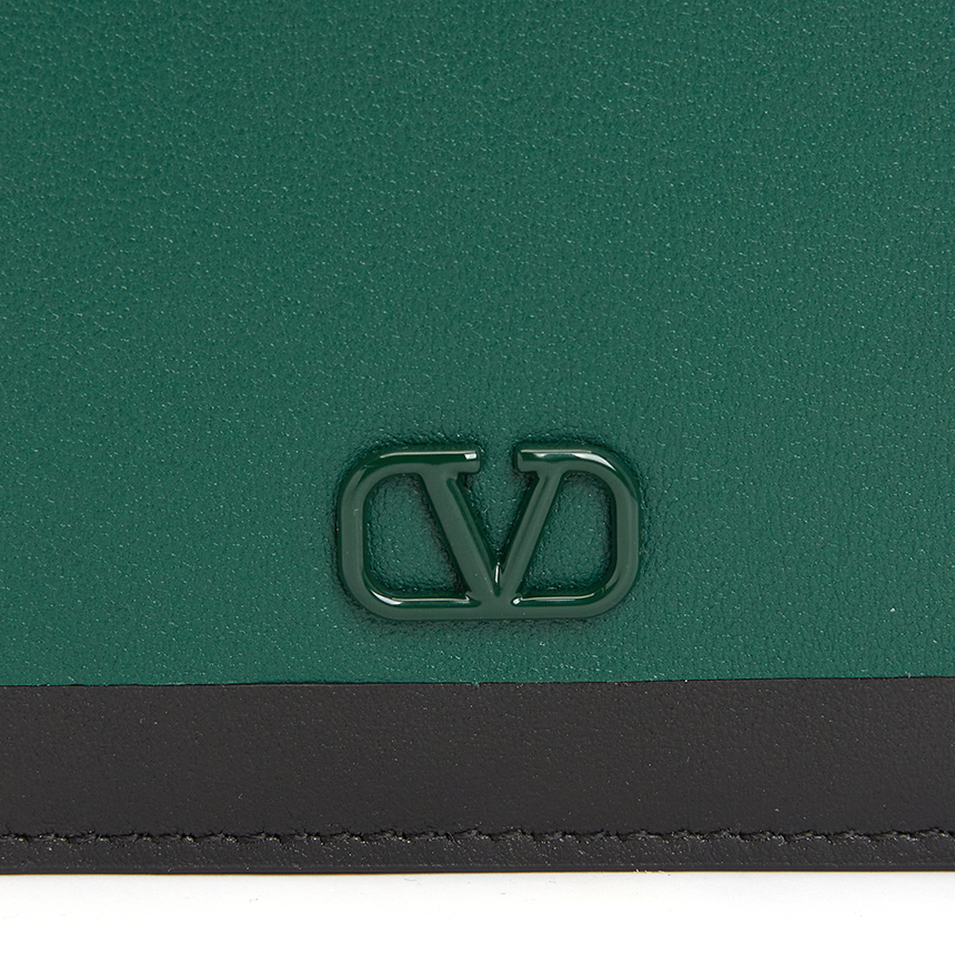 Ví Valentino V Logo 'Black' P0654AXI-73S