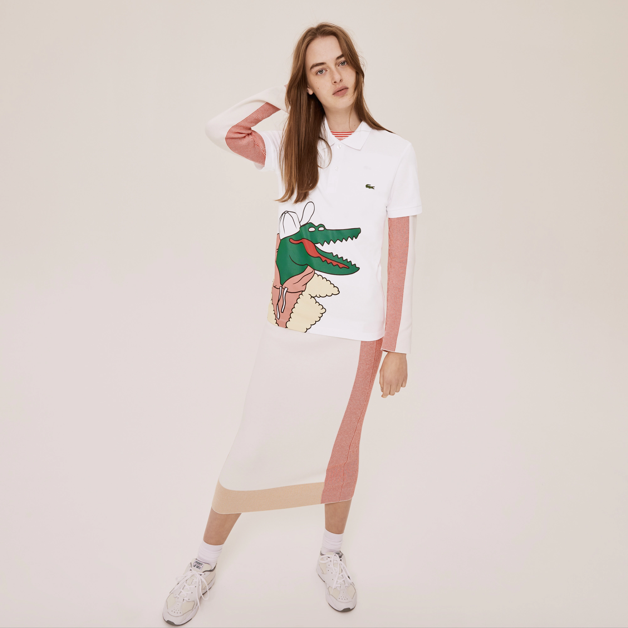 Unisex Lacoste x Jean-Michel Tixier Print Classic Fit Polo | LACOSTE