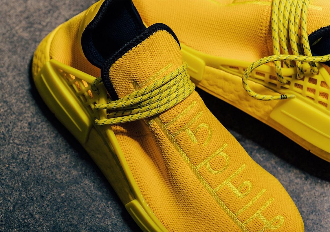 Adidas Pharrell x NMD Human Race 'Yellow' GY0091 â AUTHENTIC SHOES