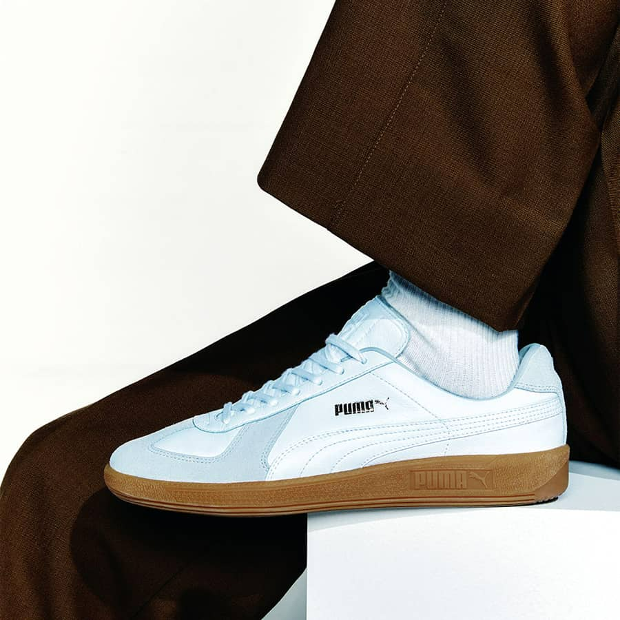 Giày Puma Army Trainer 'White' 384686-01