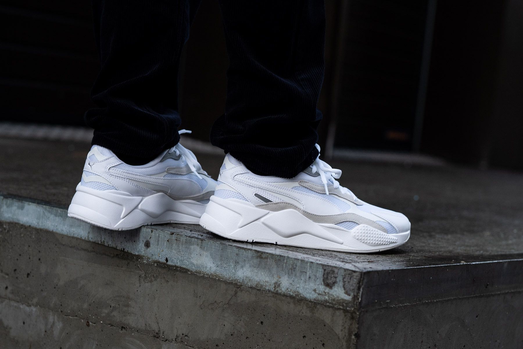 puma rs x3 white silver