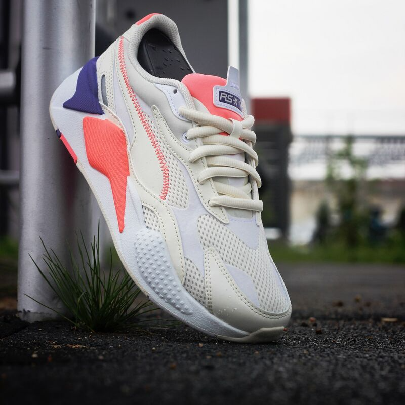 Giày Puma RS-X3 Xám - Puzzle White Chính Hãng.