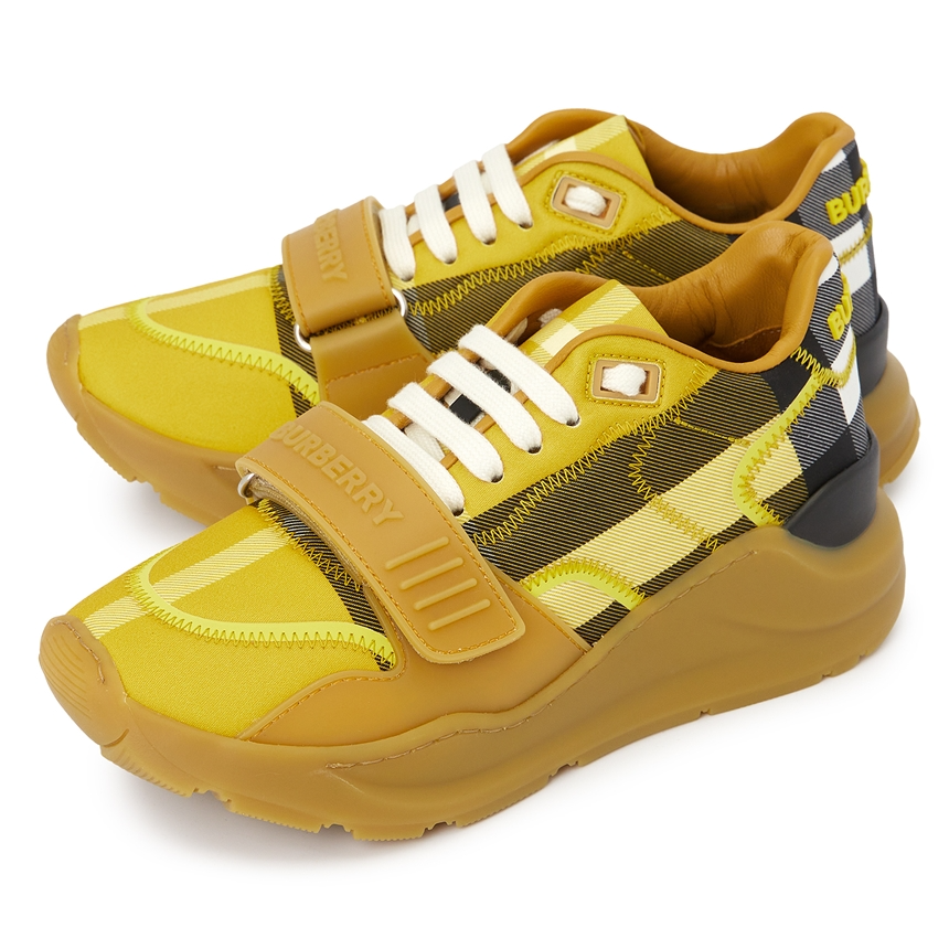 Giày Burberry Check Ramsey 'Yellow' 8055897
