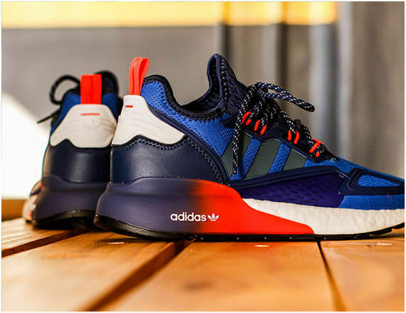 Giày Adidas ZX 2K Boost Blue Tech Indigo FX8836 – AUTHENTIC SHOES