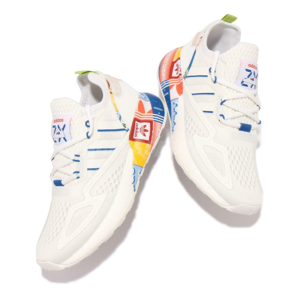 Giày Adidas ZX 2K Boost 'Multi-Color Logos' GX2718 – AUTHENTIC SHOES
