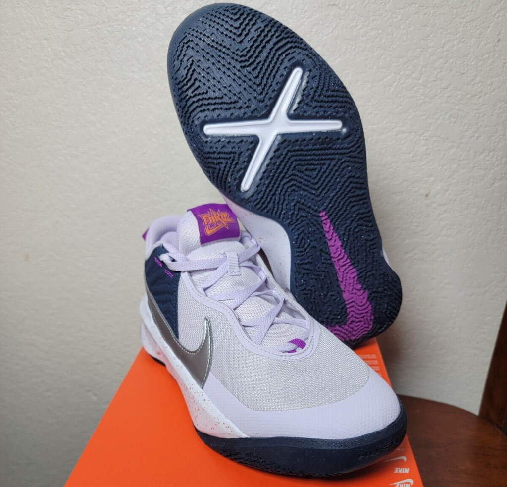 Giày Nike Team Hustle D10 'Barely Grape' DQ8375-500
