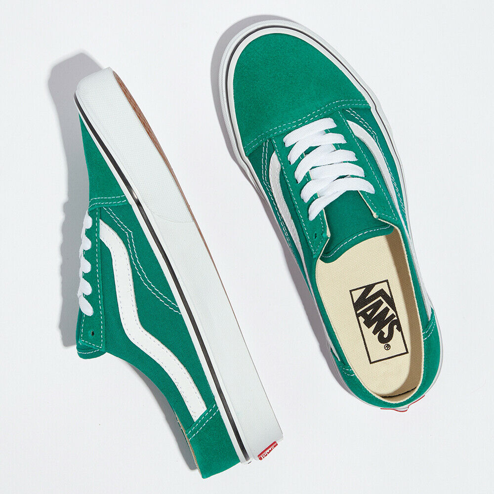 vans old skool mule green