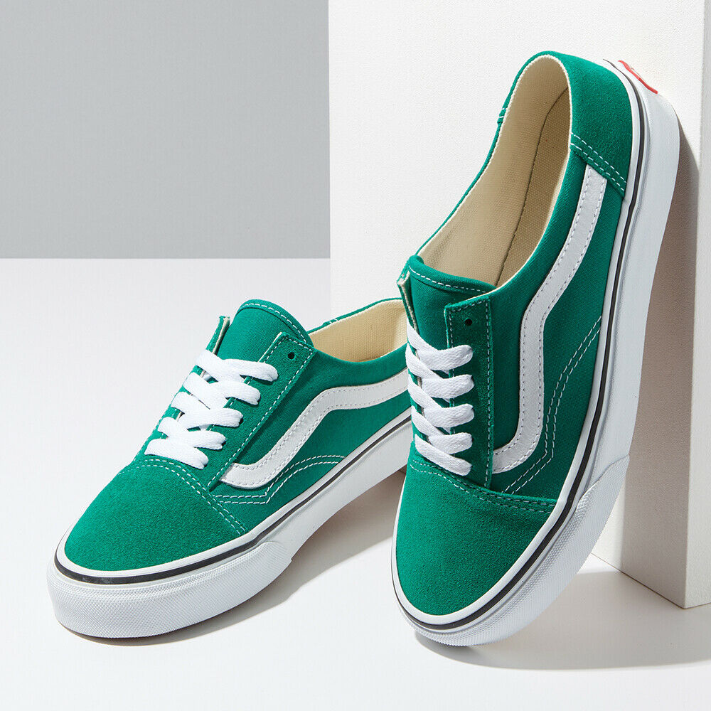vans old skool mule green