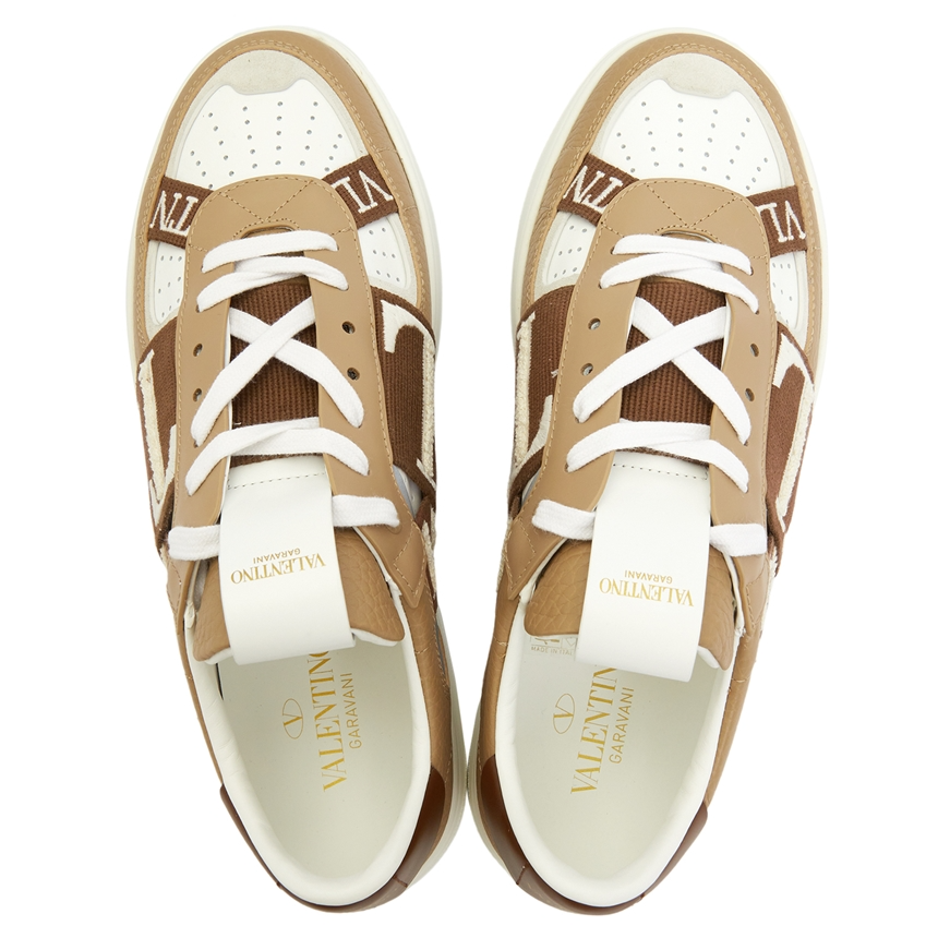 Giày Valentino Logo Band 'Brown' S0C58CSP-74K