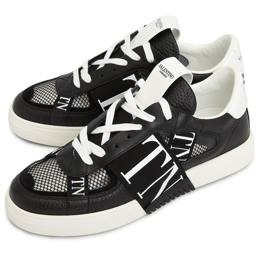Giày Valentino Logo Band 'Black' S0C58SWF-0NI