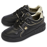 Giày Valentino Metallic One Stud 'Black' S0E71RUS-ED6