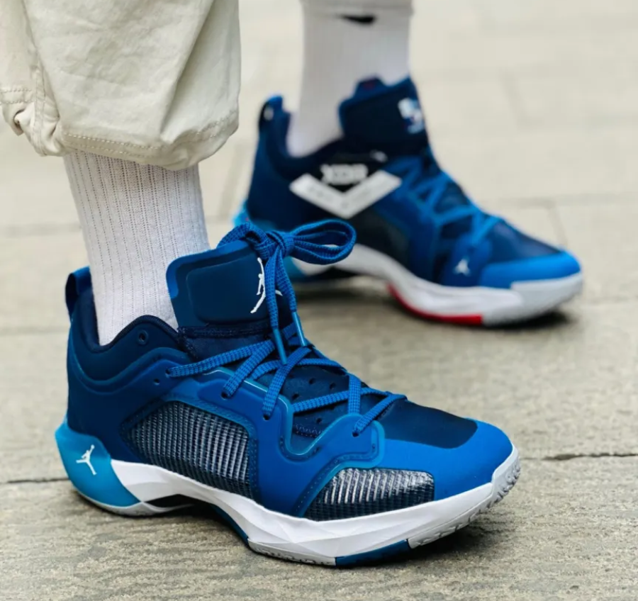 Giày Nike Air Jordan XXXVII Low PF 'Blue' DV9908-401