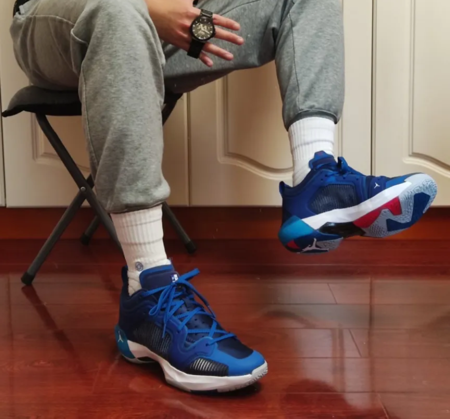 Giày Nike Air Jordan XXXVII Low PF 'Blue' DV9908-401