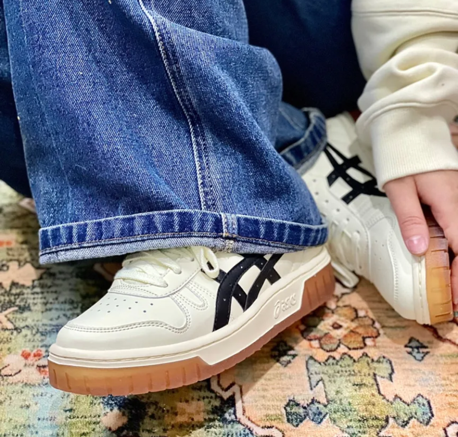 Giày Asics Court MZ 'Cream Black Gum' 1203A127-750