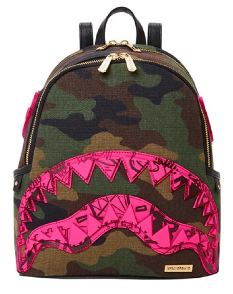 Balo Sprayground Graffiti Shark Mouth 'Camo' W0845719