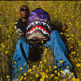 Balo Sprayground Fight Shark Side 'Purple Camo' W0845732