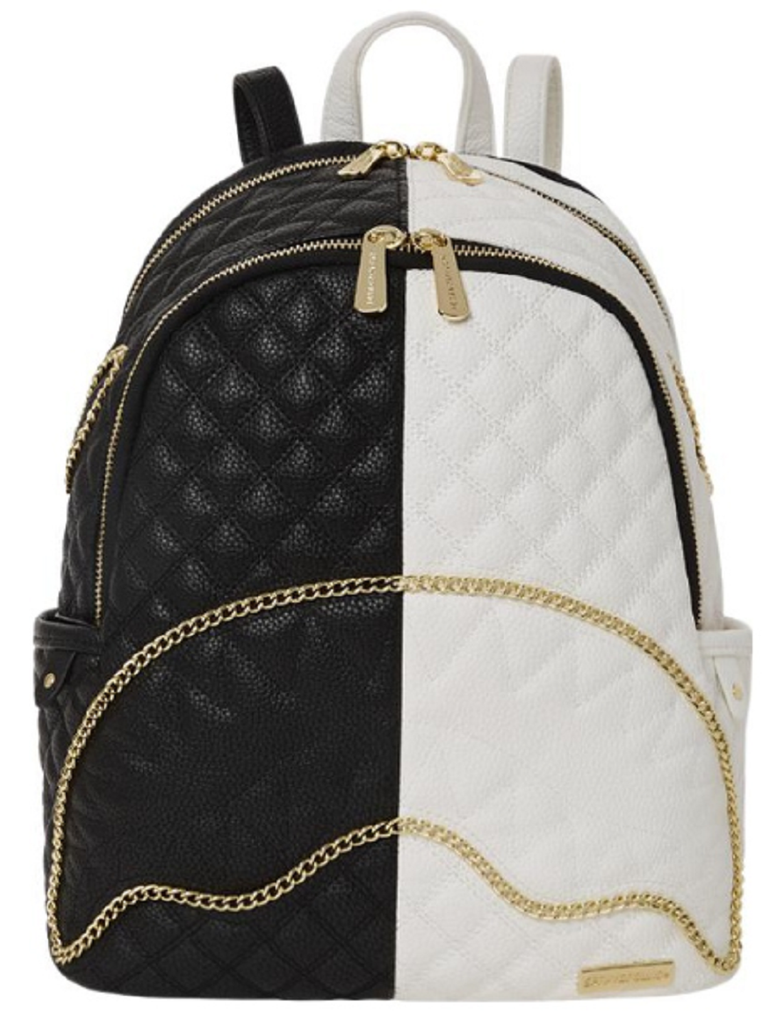 Balo Sprayground Stitching Rhombus 'Black White' 910B4424NSZ