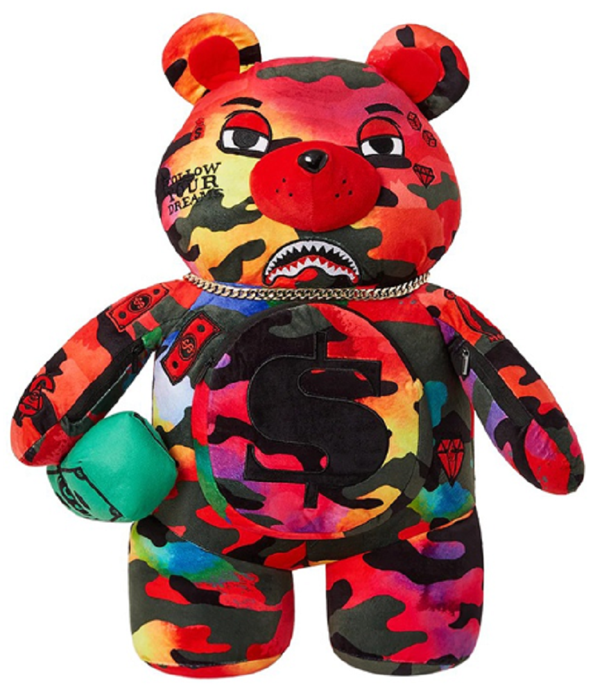 Balo Sprayground Plush Doll 'Red Camo' W0827010