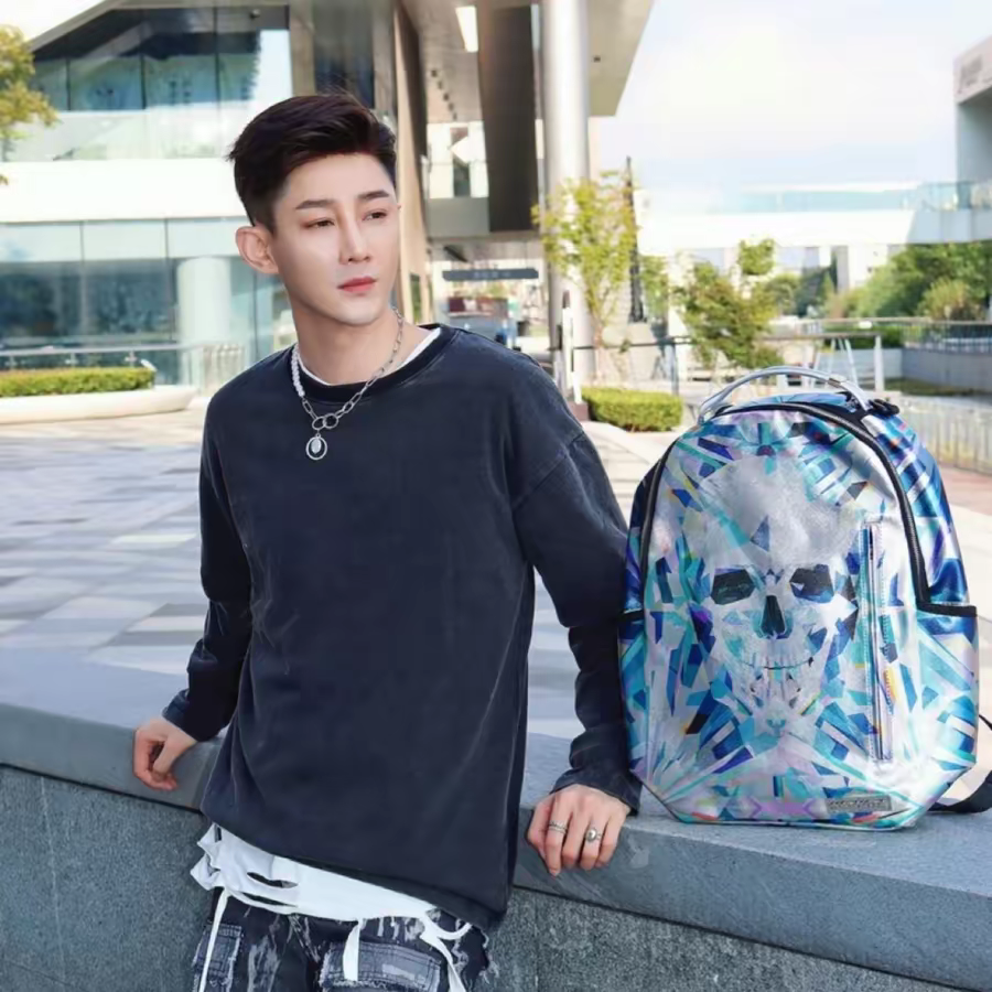 Balo Sprayground Diamond Series 'Skull Print' W0635801
