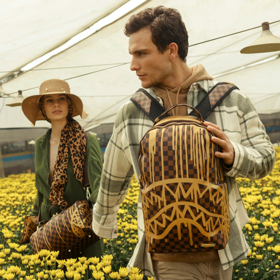 Balo Sprayground Flowing Shark Mouth 'Gold' W0815719