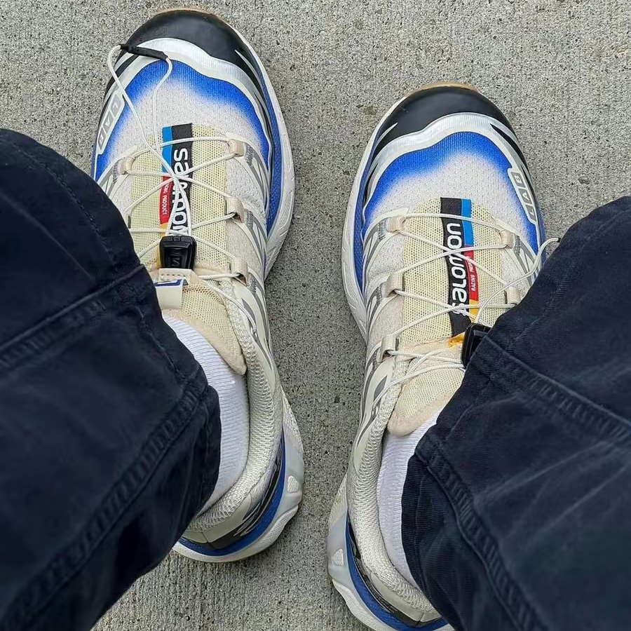 Giày Salomon XT-6 Skyline 'Bleached Sand Dazzling Blue' L41630000