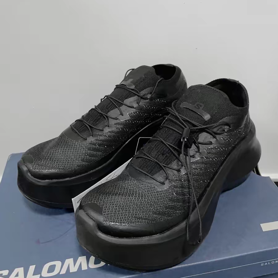 Giày Salomon Pulsar Platform x Comme Des Garcons 'Triple Black' L47195200
