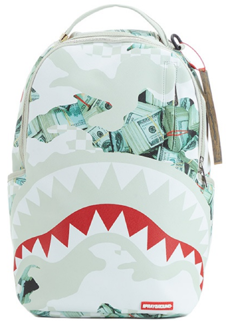 Balo Sprayground Checkerboard Stitching Shark Mouth 'White' W0845703