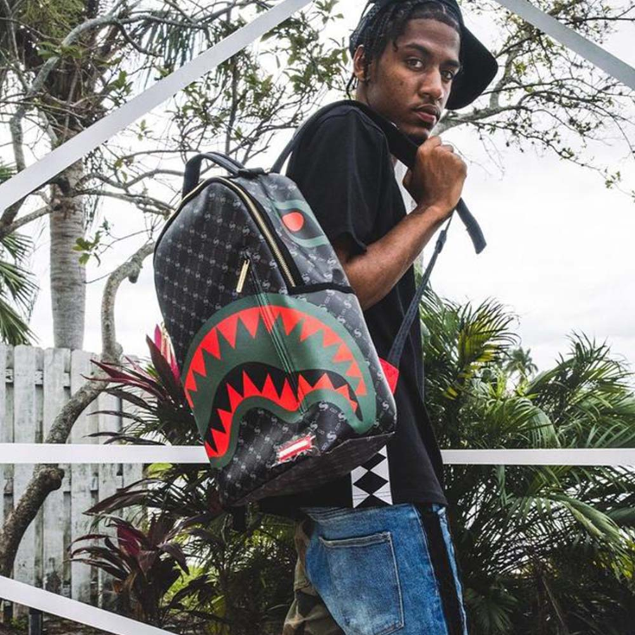 Balo Sprayground Retro Presbyopia Shark Mouth 'Black' W0735733