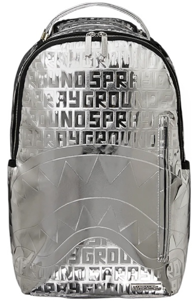 Balo Sprayground Metal High Quality Shark Mouth 'Silver' W0845705