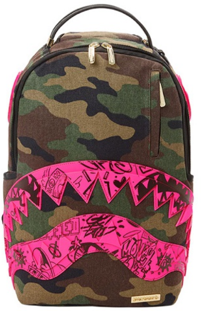 Balo Sprayground Camouflage Shark Mouth 'Camo' W0845718
