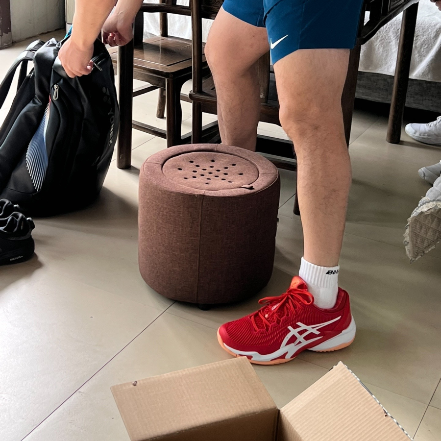 Giày Tennis Asics Court Ff 3 Fiery 'Red White' 1041A363-961