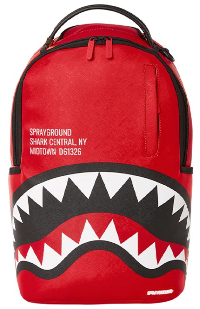 Balo Sprayground Big Logo Shark Mouth 'Red' W0845727