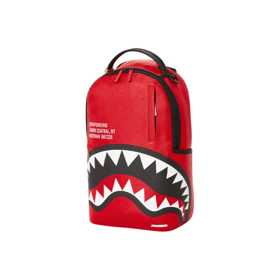 Balo Sprayground Big Logo Shark Mouth 'Red' W0845727