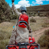 Balo Sprayground Big Logo Shark Mouth 'Red' W0845727