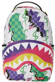 Balo Sprayground Shark Mouth 'Colorful Graffiti' W0835711
