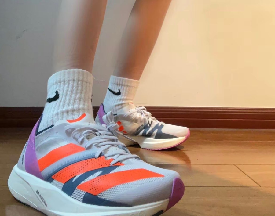 Giày Adidas Adizero Takumi Sen 8 'Dash Grey Solar Orange' GX6669