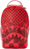 Balo Sprayground Checkerboard Stitching Shark Mouth 'Red' W0845724