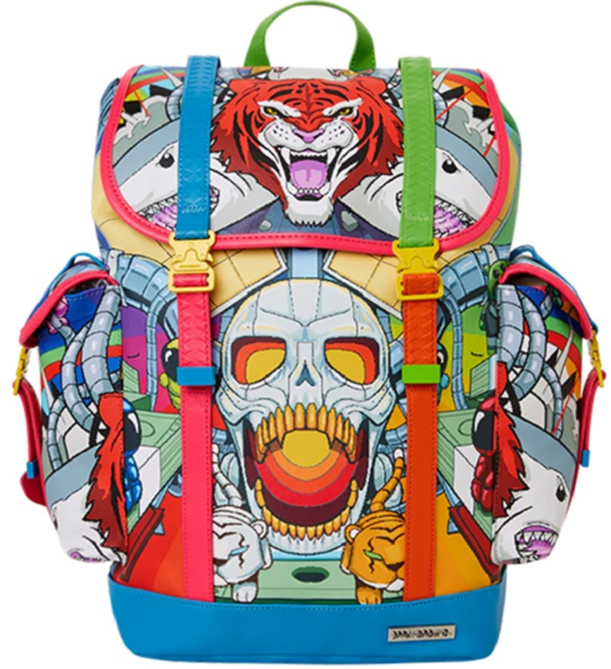 Balo Sprayground Shark Mouth Large 'Space Jungle' W0835718