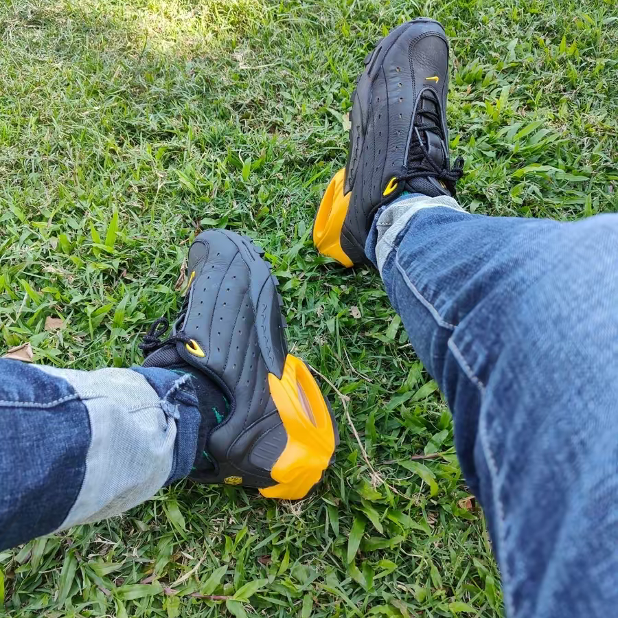 Giày Nike Hot Step Air Terra x NOCTA 'Black University Gold' DH4692-002