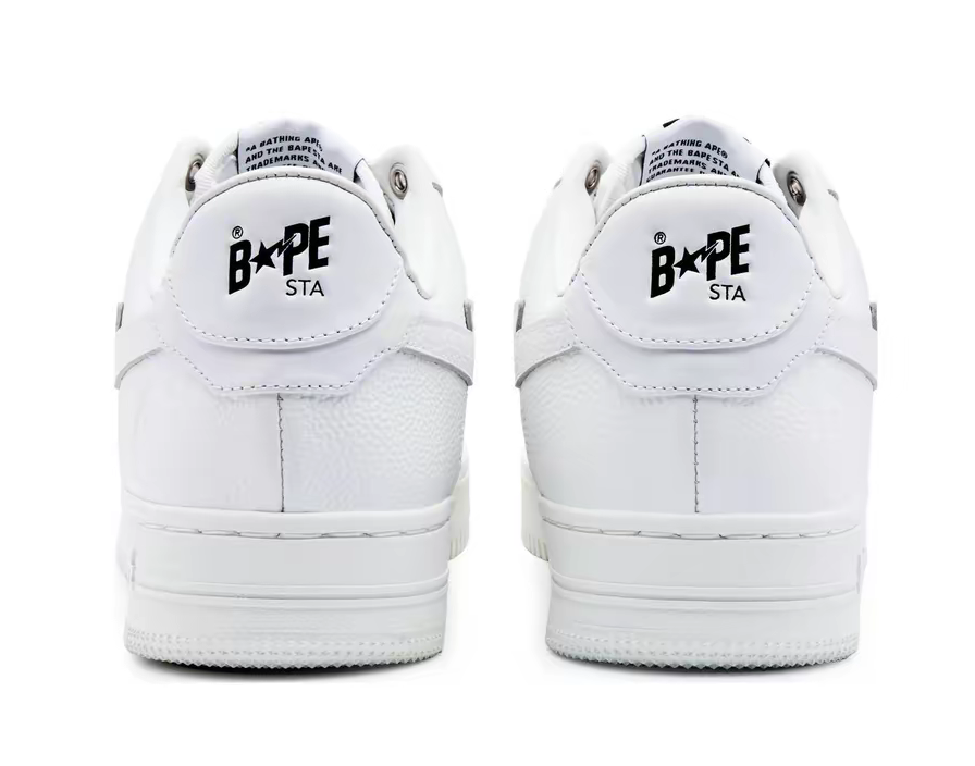 Giày Bape A Bathing Ape Bape Sta 'Triple White' 1J30-191-013