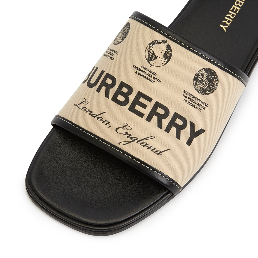 Dép Burberry Label Slide SDL Carolyn 'Beige' 8063171
