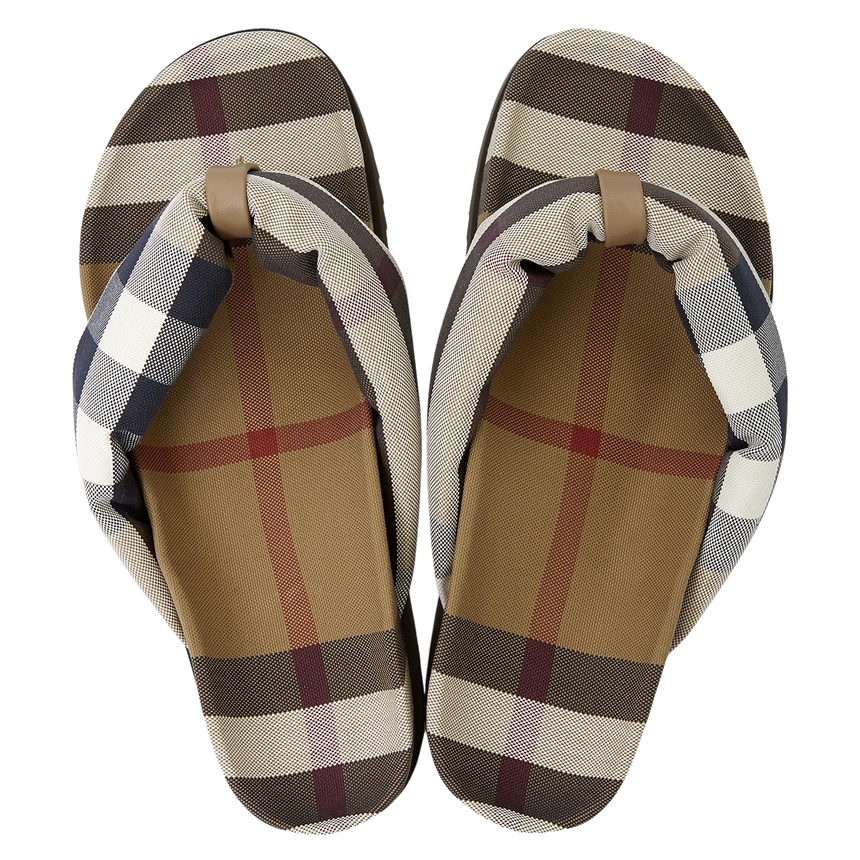 Dép Burberry Check Duncannon 'Brown' 8051880