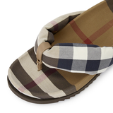 Dép Burberry Check Duncannon 'Brown' 8051880