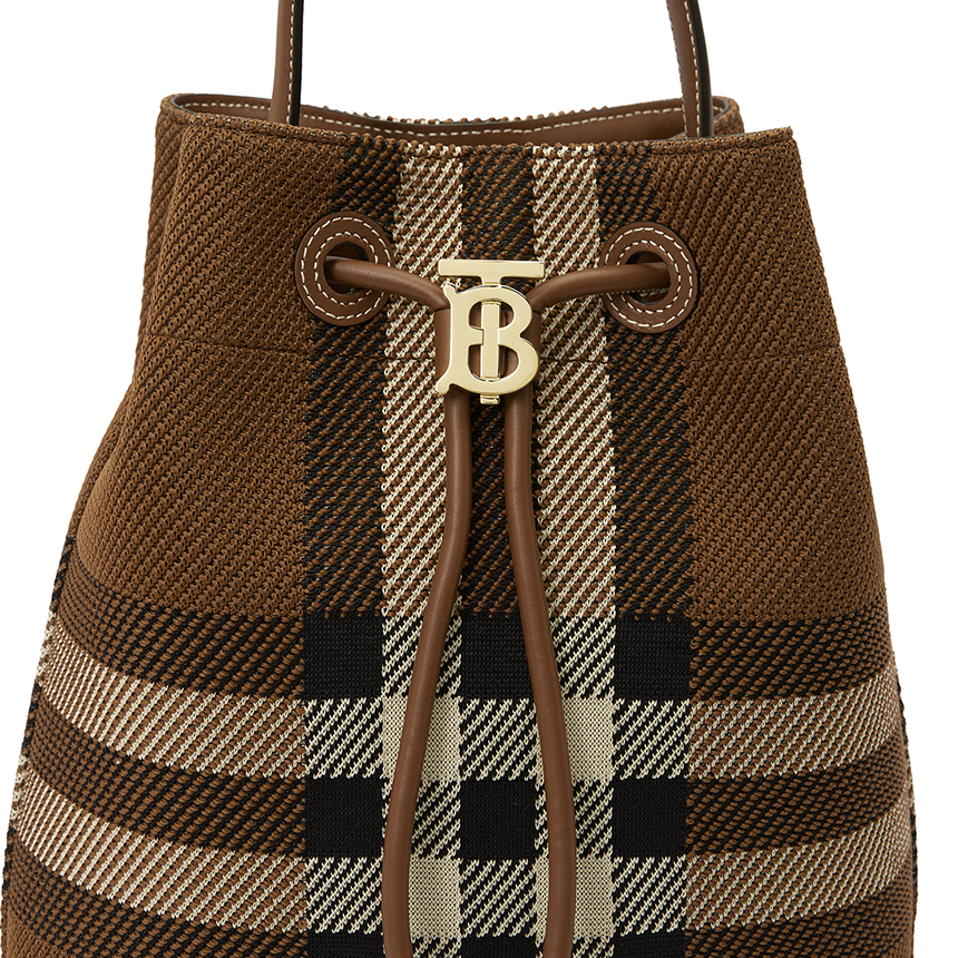 Túi Burberry Small Check Bucket 'Brown' 8056138